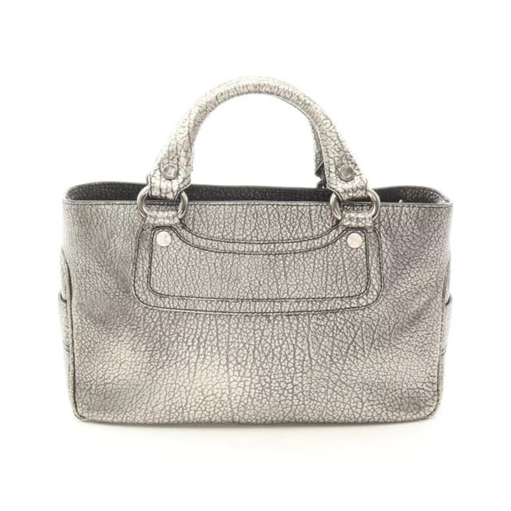 Celine Boogie Bag Handbag Leather Gold Tone